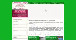 Desktop Screenshot of lakefieldlodgebandb.com